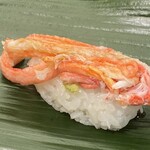 すし辰の立ち食い minamoa店 - かに