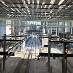 miobyDoTS - 広電路面電車乗り場を3階から