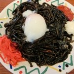 番屋亭 - 糸魚川ブラック焼きそば　650円