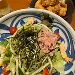 町屋酒場りとも - 2025.7.25 茶そばサラダ