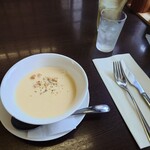 ステーキレストラン　真 - コーンスープ