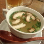 炭火焼とり 寛 - 鶏スープ