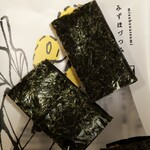 赤坂柿山 - 料理写真:短冊焼海苔巻