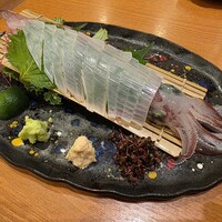 はんやかどのくーた - イカ活き作り