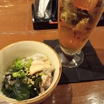さば料理専門店 SABAR+ - 生ビール、お通し