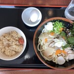 ホテル・アルファ－ワン - 料理写真:うどん朝食付き700円　ぶっかけうどん温