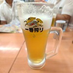 日高屋 - ドリンク写真:キリン一番搾り（生）ジョッキ ￥390
