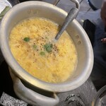 炭火焼肉 かんちゃん - たまごスープ¥500