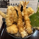 超天丼 虎之介 - 虎天丼の並 1590円