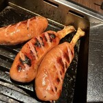 南さつま - ウインナー焼き姿