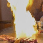 いぶき野 びーふ亭 - ファイヤー