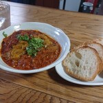 葡萄舎 - 印度Curry（オクラとムンダルカリー、キャベツとココナッツカリー、ナストマトカリー）