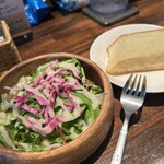 アヒージョとパスタ  - 