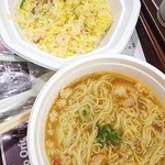 ミスタードーナツ - 海老湯麺+炒飯