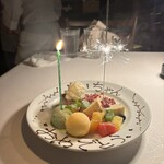 トラットリア グランボッカ - バースデイスイーツ