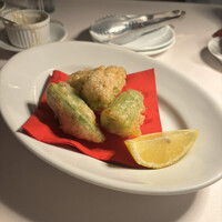 トラットリア グランボッカ - 極太オクラのフリットサルシッチャ詰め