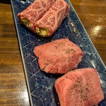 焼肉ぎゅう縁 - 名物牛タン厚切り・ネギ塩俵ロース