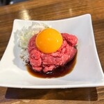 焼肉ぎゅう縁 - 飛騨牛ユッケ