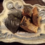 八十八 - にしんうま煮となす揚げびたし