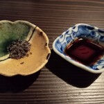 八十八 - お刺身用の塩昆布と醤油