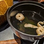 うなぎ四代目菊川 - お吸い物　肝吸いにはしませんでしたが…