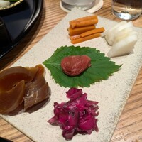 うなぎ四代目菊川 ミッドランドスクエア 名古屋本店 - お漬物盛り合わせ