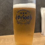 そばとポークたまごおにぎり - 連休初日、朝からビール❗️