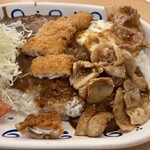 スタミナカレーの店バーグ - おすすめ+焼玉子　1,150円+70円(税込)