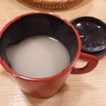 SOBA満月 - 蕎麦湯！！