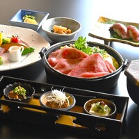 米沢牛サーロイン万福御膳(すき焼き)