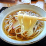 Menjuku - 2014年9月21日(日)　当店自慢 打ちたてうどん(360円)　麺リフト