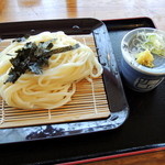 めん塾 - 2014年9月21日(日)　当店自慢 打ちたてざるうどん(530円)