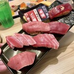 スシロー - 八洲の本鮪＆インド鮪セット
