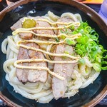 麺紡 - 【炙ります】豚チャーシューしょうゆうどん