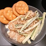 イタリアン チャイナバル村塾 - くらげのマスタード和え490円