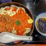 麺紡 - あい盛りぶっかけ＋茄子