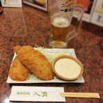 浪花ろばた 八角 - アジフライ600円（税込）