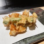 好し智 - ゴーヤホタテかき揚げ