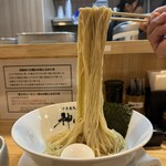 中華蕎麦 神山 - 特製昆布水つけ麺