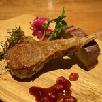 茅場町食堂 History by moto since 2010 - ラムチョップ香草焼き