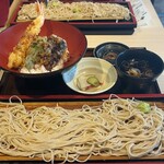 そば吟 - 海老天丼と蕎麦のセット