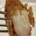 洋食の店　みしな - 海老がプリプリ！✨✨薄衣がカリッと美味しい✨՞⸝⸝ᵒ̴̶̷  ᵒ̴̶̷⸝⸝՞✨