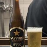 洋食の店　みしな - 先ずは、ビールでｶﾝﾊﾟ━(*´ω｀)o∪∪o(´ω｀*)━ｲ✨