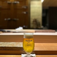鮓 みずき - 生ビール プレモル(600円)