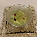 イタリアンレストラン Zucca - トウモロコシのムース 枝豆のジュレ添え