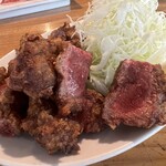 がんばれニッポン馬肉道場 馬喰ろう - 馬肉のレア唐揚げ
