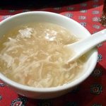 悠苑 - かに身入りフカヒレスープ