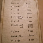 炭火焼 ゆうじ - メニュー