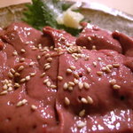 炭火焼 ゆうじ - れば刺し