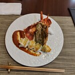 鉄板焼grow - 伊勢海老の鉄板焼き